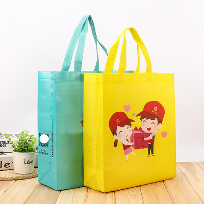 昆明无纺布袋无纺布袋覆膜定制可印logo袋子